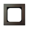 001-05: Rahmen f&uuml;r 55mm Steckdose - 1-fach - Bronze