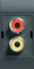 TIL4269R: RCA Anschluss; Firma Bticino
