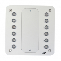 EIB-TAB 12/2 LED: KNX-Anzeigetableau mit 12 LED-Statusanzeigen...